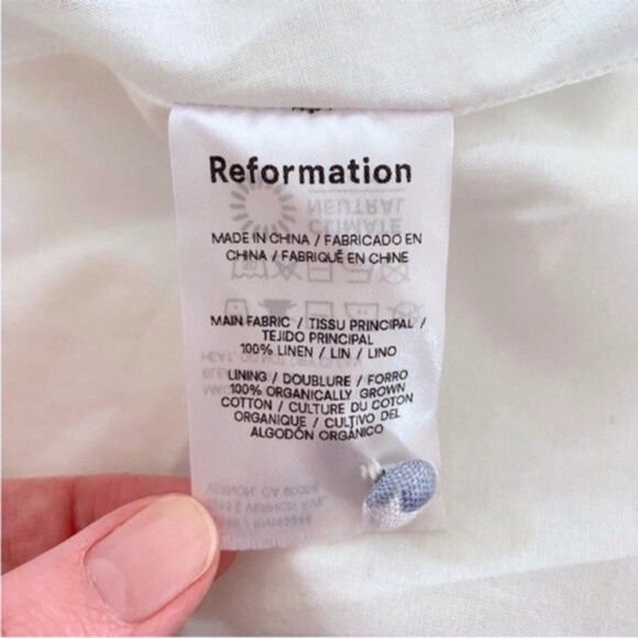 NEW Reformation Bucatini Dress Lupine 12 - Picture 12 of 15